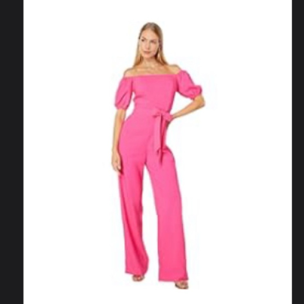 Lilly Pulitzer Pink Jumpsuit Vibrant Full-Length Elegance
